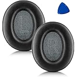 Ersatz-Ohrpolster für Anker Soundcore Life Q20 / Q20 BT Kopfhörer mit Protein Skin und Memory Foam (Schwarz)