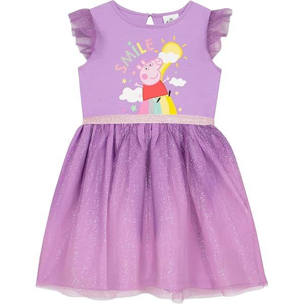 Peppa Pig Vestito Ragazza Vestito Da Festa Peppa Pig Per Bambine
