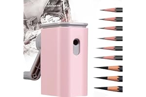 MZSX Sacapuntas de escritorio, 7 marchas ajustables, Estudiantes de arte profesional utilizan, Oficina Salón de Clases Dibujo y Hogar Regalo del día de los niños estudiante niños artista