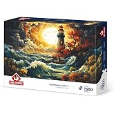 Art Puzzle Fırtınada Deniz Feneri 1500 Par&ccedil;a Puzzle