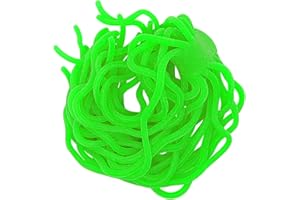 SAMSFX Matériau de montage de mouches artificielles Squirmy Wormy par SAMS FISHING en forme de vers pour la pêche à la mouche de truites, couleurs variées