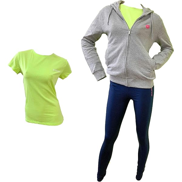 Tuta Donna Lotto Estiva 2 Pezzi + T-Shirt In Omaggio - Felpa Leggera E Leggings, Rosa