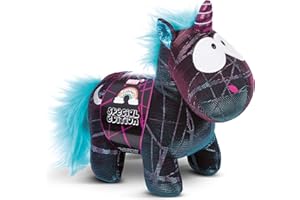 NICI 45712 Cuddly Soft Toy Unicorn Moon Beamer Special Edition 22cm, Black/Turquoise, 22 cm