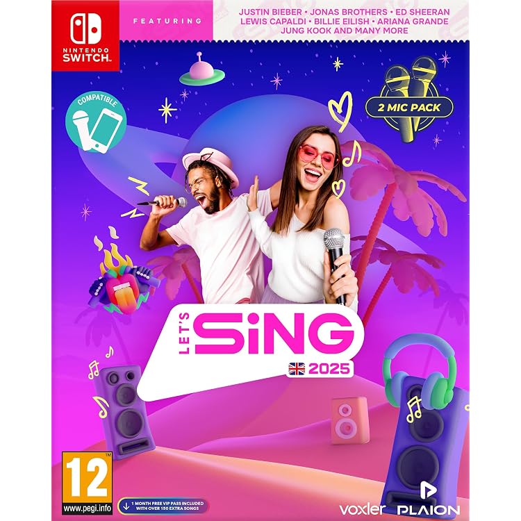 Jeu Let's Sing ABBA + 1 Micro Pour Nintendo Switch - Version EUR Multi-langues - Neuf Sous Blister
