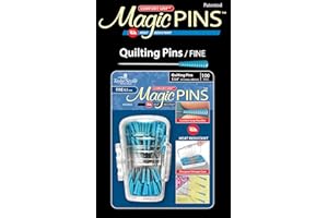 Taylor Seville Originals - Taylor Seville Originals Comfort Grip Heat Resistant Fine (0.5 x 48mm) Quilting Magic Pins - 100 Pieces