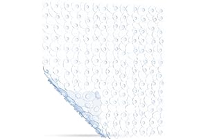 SilverRack Antypoślizgowa mata prysznicowa, 53 x 53 cm (przezroczysta, o wyglądzie kamienia) – mata antypoślizgowa pod prysznic bez BPA – mata łazienkowa antypoślizgowa i można prać w pralce – mata