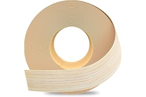 GSCIT Club Oak Edge Banding, 38mm x 7.6m roll of Veneer Edge Banding - Pre-glued Flexible, Real Wood Tape for Cabinet Repair & Furniture Restoration