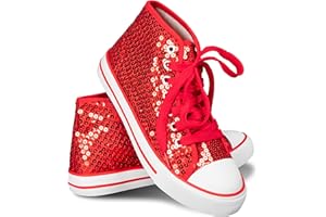 SPRINT SPORT Think Jeck! Pailletten Schuhe Damen Glitzer Sneaker auch als Wendepailletten wählbar Halbhoch Damenschnürer Disco