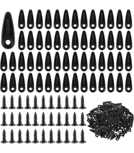 200 Stück Metall-Drehknöpfe Für Bilderrahmen – Gunblack, 2 Cm Lang, Mit Schraube, B-Style