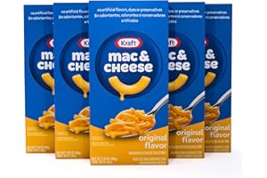 Macaroni - Mac & Cheese Americano - Macarrones con Queso, Pack Laborawi (5 x 206 g)