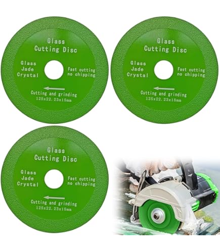 1mm Ultra Thin Glass Cutting Disc, Glass Grinder, 6Pcs Cutting Wheel
