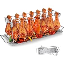 Tigerkinwit Griglia per Ali di Pollo,Supporto Cosce e Alette di ...
