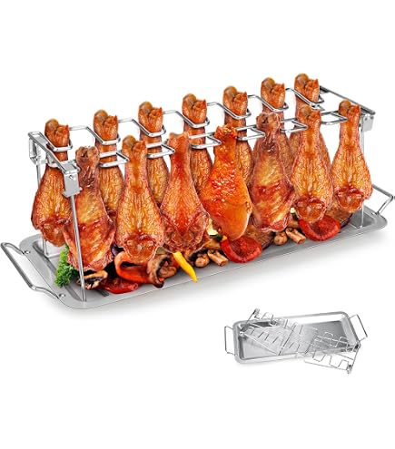 Jalapeno Grillrost Mit Entkerner – Edelstahl, 18 Löcher, 24,8x11,9 Cm, Für BBQ & Smoker
