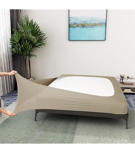 Cache-sommier élastique 140x190 Cm Anthracite - Modernise Ton Lit Facilement !