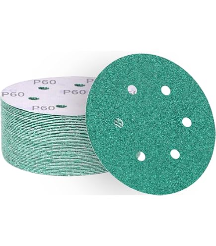 50 Stück Schleifpapier-Scheiben 150 Mm, P120 Körnung, 15-Loch Klett-System – Für Exzenterschleifer, Nass/Trocken Geeignet