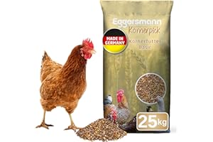 Eggersmann Körnerpick Hühnerfutter 25 kg Körnerfutter Basic - Basic Hühner Körnerfutter Geflügelfutter - Premium Körnermischung für Hühner Gänse und Enten