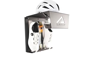 AEROX UP Support mural vélo - Porte vélo mural - Support velo - Crochet vélo mural - Accroche vélo - Rangement vélo mural - Support de bicyclette - Crochet mural vélo