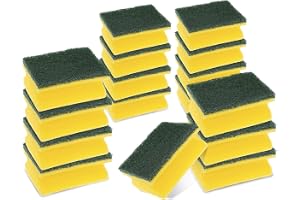 Scotch-Brite Classic Gryttrengörare, 16 svampar per förpackning, svamp för kök – rengör kraftfullt och effektivt
