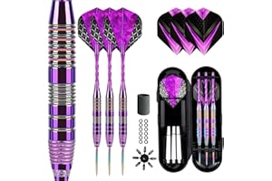 Trecynd Cañas medianas de aluminio para dardos, de metal suave, juego de accesorios surtidos para dardos, rosca 2BA, herrajes de lanzamiento con junta tórica, dardos