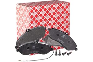 febi bilstein 16830 pastiglie freno con viti (anteriore) - set di 4 pastiglie disco