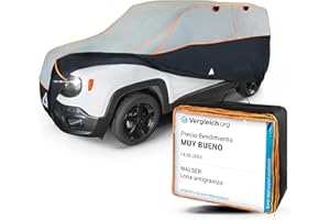 WALSER Funda antigranizo para el Coche Perma Protect, SUV, Precio Rendimiento Ganador* Funda Repelente al Agua antigranizo para automóvil, Lona para Coche, Funda para Coche M