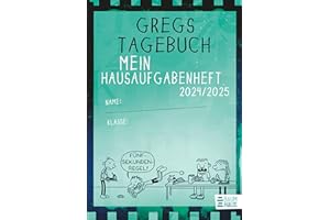 Gregs Tagebuch - Mein Hausaufgabenheft 2024/2025: Mit Stundenplan, Ferienkalender, Quiz, Notfallplan für Freistunden und vielen lustigen Greg-Comics