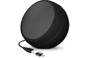 ADELGO PC Lautsprecher USB, Mini Lautsprecher Boxen für PC, Laptop Lautsprecher mit Lauter Ton für Computer, Notebook, Desktop, Tablet - Plug and Play
