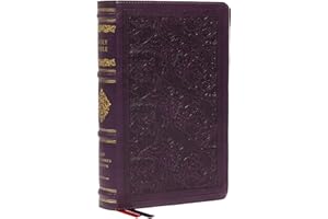 NKJV Large Print Reference Bible, Purple Leathersoft, Red Letter, Comfort Print (Sovereign Collection): Holy Bible, New King James Version