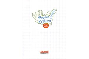 Calligraphe 18240C Un Cahier de Poésie et Chants Incolore (une Marque de Clairefontaine) - 24x32 cm - 48 Pages Grands Carreaux et Unies - Papier Blanc 90 g - Couverture Polypro Transparent