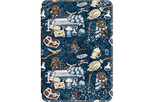 SGKITM Custodia per Amazon Kindle Paperwhite 11ª Generazione 2021 Cover Pelle Silicone Flip 360° Protezione Automatici Svegliati o Sonno Funzione Magnetico Sogni Design Cover 6.8" 174 x 125 x 8,1 mm (2)