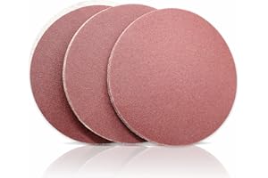 FEIHU 30 pezzi Dischi Abrasivi 225mm Grana da 40 80 120 180 240 320 Graniglie Ideale per Levigatura Lucidatura Spolveratura