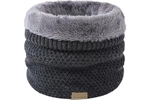 NLAND Scaldacollo Invernale Scaldacollo da Antivento Sciarpa Sportiva per lo Sci Scalda Collo in Pile Donna (Vino rosso, Taglia unica