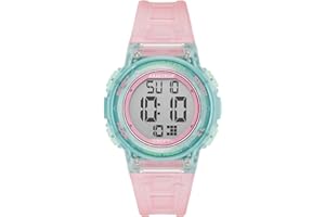 Armitron Sport 45/7086 Damski cyfrowy zegarek z chronografem, z żywicy, na pasku Czarny