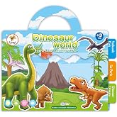 Lino Tekrar Tekrar Kullanılabilen Sticker Dinosaur World