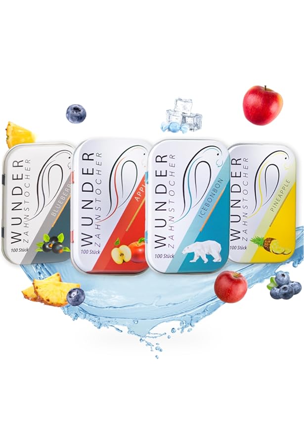 Wunder Zahnstocher Cure-dents Aromatisés à La Myrtille | Acheter En Ligne