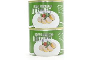 2 x konserv 200 g kalvleverkorv – leverkorv, brödkorv – håller länge