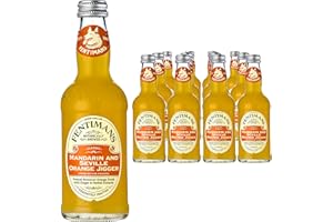 Fentimans Mandarin and Seville Orange Jigger - Natural Botanically Brewed Orange Drink - Perfect Mixer - Low Calorie, Gluten-Free and Vegan Soft Drinks - 12 x 275ml
