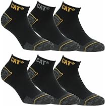 Caterpillar CAT WORK Sneakers 12 paia di scarpe da lavoro, calzini da lavoro, calze, calze a compressione, scelta di taglie 39-50, 3-5