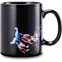 Mug Personnalisé Dragon Ball Z (DBZ) - Céramique 325ml - Motif Dragon De Feu - Neuf Avec Boîte