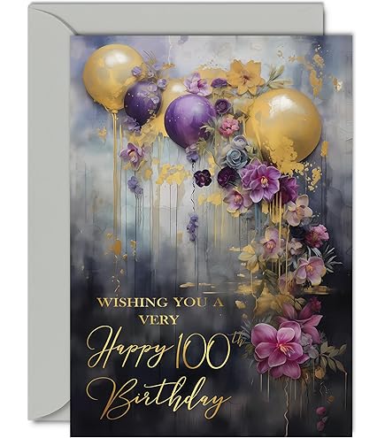 Biglietto Di Auguri Twizler Per 101° Compleanno, Unisex, Formato 15,5x15,5 Cm, Interno Vuoto, Busta Inclusa. Stampato Su Cartoncino Di Qualità, Confezione Singola In Cellophane.