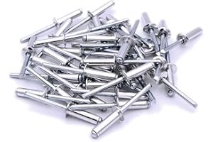 SINGULARITY SUPPLIES M6 (6mm x 26mm) Dome Blind Rivet - Aluminium (Pack of 40)