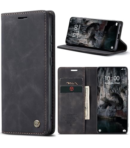GOKEN Cover per Xiaomi Redmi Note 14 5G - Portafoglio in Pelle