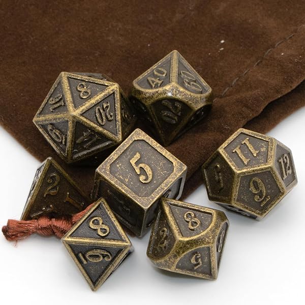 Borsa Portadadi In Acciaio Inossidabile Con Coulisse | Sacchetto Metallico Per Dadi Da Gioco D&D, Dungeons And Dragons
