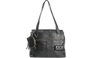Lavalen Grand Sac a Main Femme Cuir Véritable - Tote Bag Compartiments Multiples pour un usage quotidien - Sacs à main portés épaule Femme - Cabas Grand toucher doux.