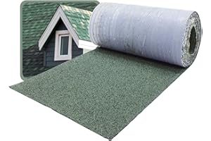 DAPRONA 5m Bardeaux faîtage autocollants vert 32cm, 1,6m² abris jardin