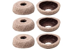 Pokin Replacement for Coleman Lantern & Stove Pump Cup Real Leather Washer Set of 6