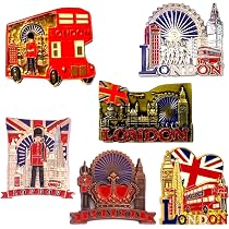 Calamita Portsmouth Inghilterra 7x6 Cm – Souvenir Viaggio UK – Decorazione Frigorifero In Resina