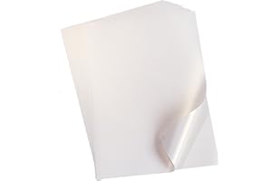 DONINDIS 50 Blatt DIN A4 Perglanz-Papier Elfenbein Weiss-Metallic, Bastelpapier mit Perlmutt-Schimmer, 120 g/m²