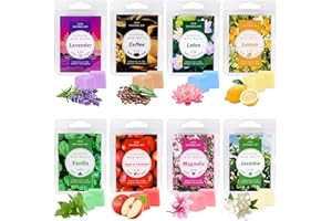 ‎SUPRROW Scentsy - Duftwachs für Duftlampen, 8 Stück Verschiedener Düfte, für Weihnachten, Hochzeiten, Geburtstage, Valentinstag