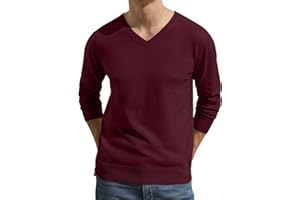Hisir Pullover Herren Strickpullover V Pulli Männer Bequem Warmer Winter Pullover für Männer
